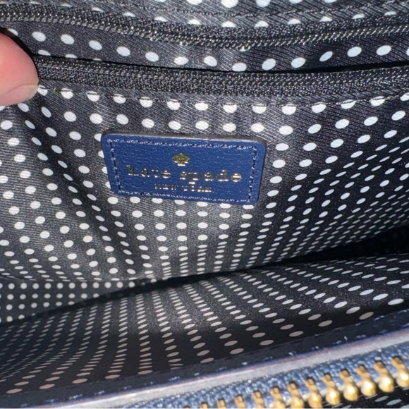 Kate Spade Handbag-NWOT- Navy Bow - Picture 6 of 8